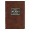 One Minute with God for Men 365 Devotions, Brown Faux Leather Flexcover Imitation Leather