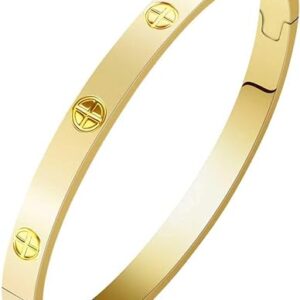 18K Gold‑Plated Crystal Bracelet Gift