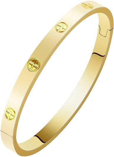 51SKAIqHFPL._AC_SY535_ 18K Gold‑Plated Crystal Bracelet Gift