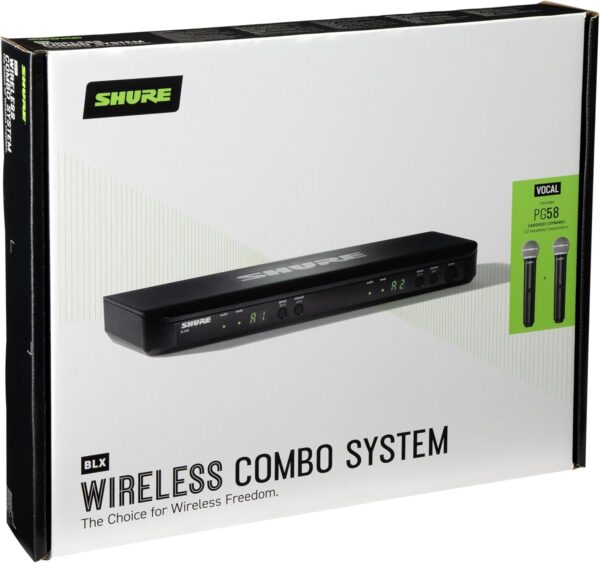 Shure BLX288/PG58 Dual Wireless Microphone System